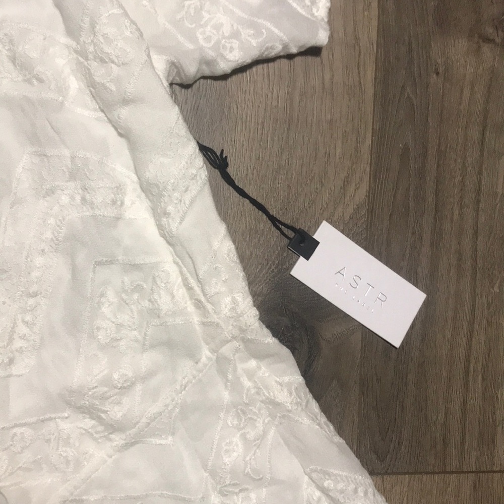 White lace long kimono/ cardigan - Picture 4 of 5